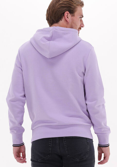 FRED PERRY TIPPED HOODED SWEATSHIRT Pulls & Gilets Lilas - large