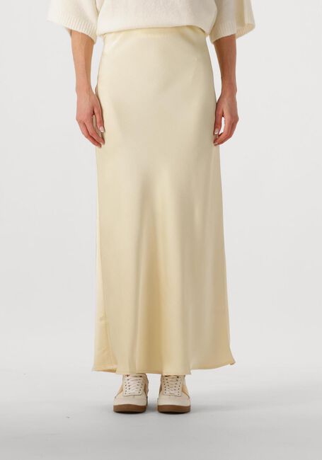 NEO NOIR Jupe maxi VICKY HEAVY SATEEN SKIRT Blanc - large