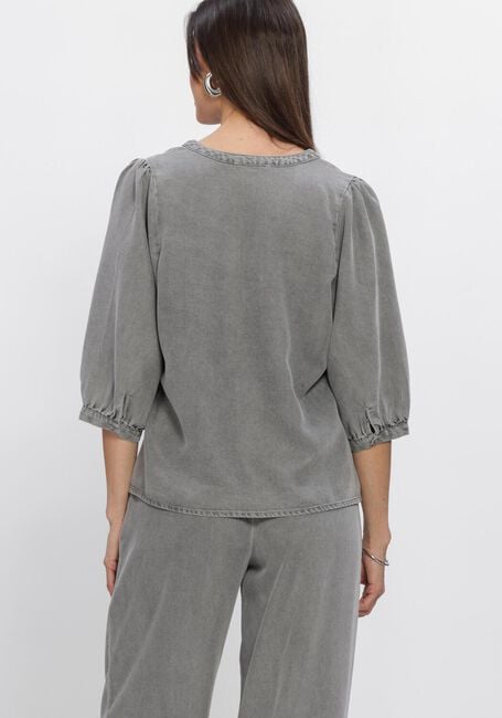 FREEBIRD DNM-TENCELL-BLACK-26-1 Blouses en gris - large