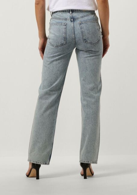 COLOURFUL REBEL Straight leg jeans JONES RHINESTONES DENIM Bleu clair - large