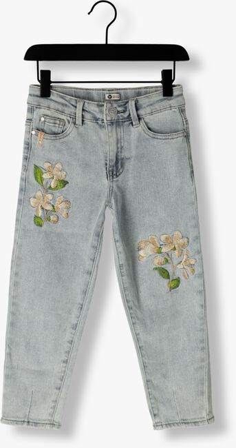 DAILY7 Mom jeans RUBY MOM FIT FLOWER Bleu clair - large