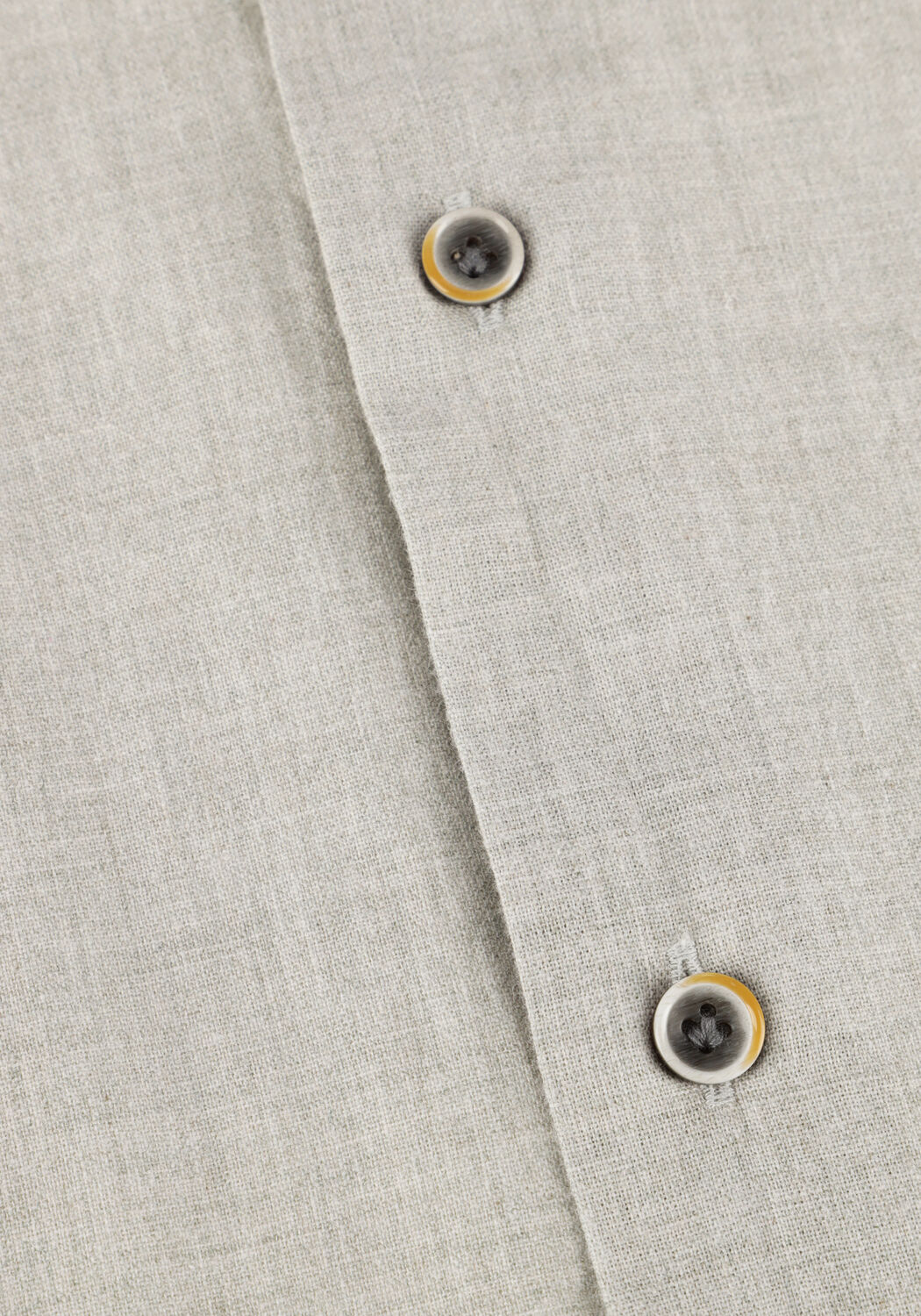 PROFUOMO Chemise classique SHIRT X-CUTAWAY SC SF COTTON LINEN en gris - large