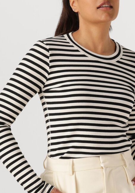 INWEAR DAGNAIW STRIPED TSHIRT LS Hauts & T-shirts en noir - large