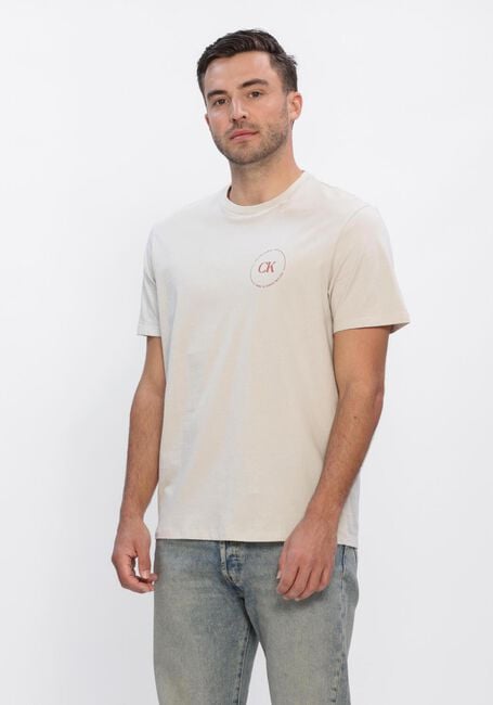 Zand CALVIN KLEIN T-shirt 30S EU WHOLESALE JEANS GRAPHICS - large