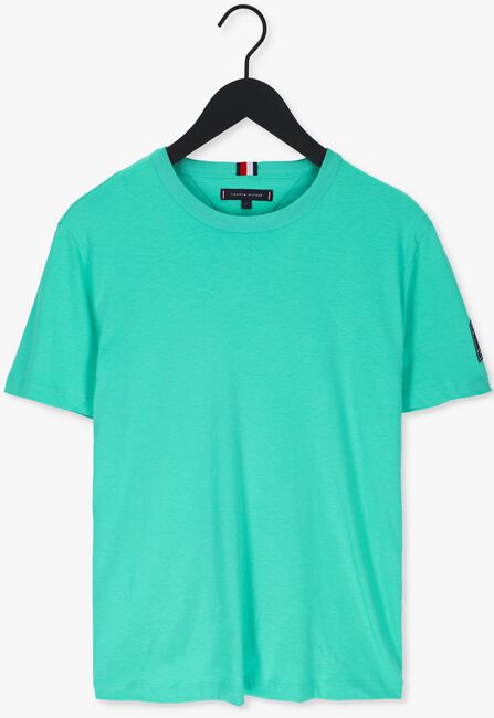 Groene TOMMY HILFIGER T-shirt RECYCLED COTTON SLEEVE BADGE TEE - large
