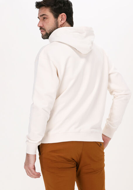 SCOTCH & SODA Chandail HOODED LOGO FELPA SWEATSHIRT IN ORGANIC COTTON Blanc - large
