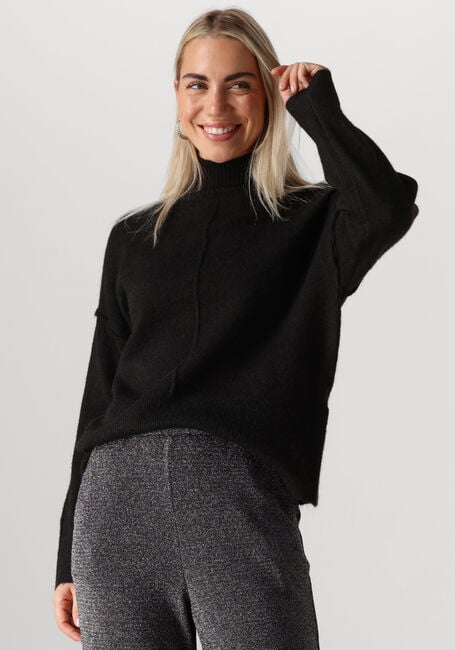 Zwarte Y.A.S. Trui YASBALIS LS HIGH NECK KNIT - large