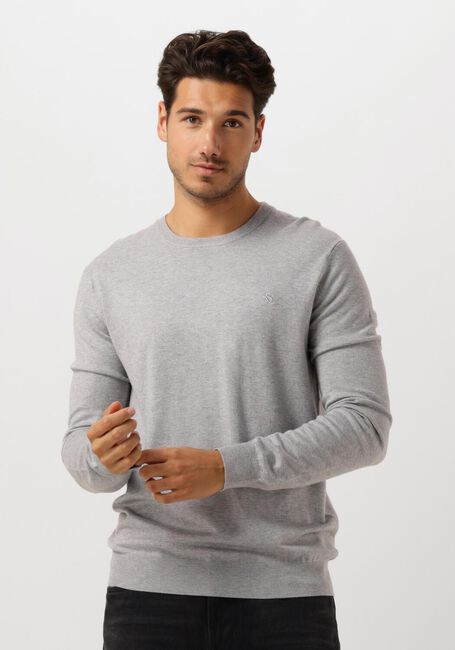 SCOTCH & SODA Pull VISCOSE PULLOVER CREWNECK en gris - large