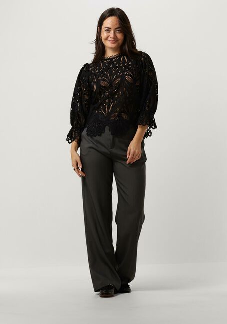 NEO NOIR ADELA EMBROIDERY BLOUSE Blouses en noir - large