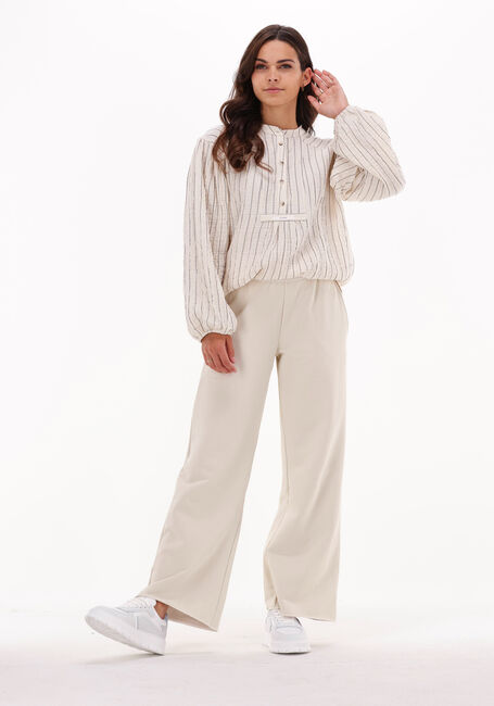 Ecru 10DAYS  OVERSIZED SHIRT LUREX - large