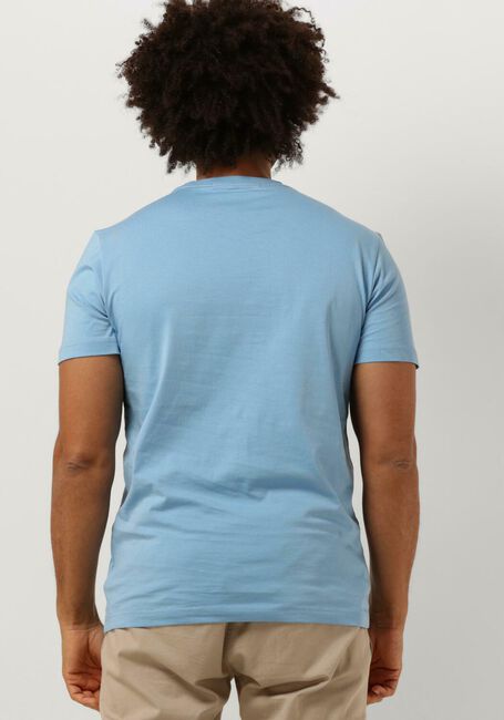 Lichtblauwe CALVIN KLEIN T-shirt MONOLOGO REGULAR TEE - large