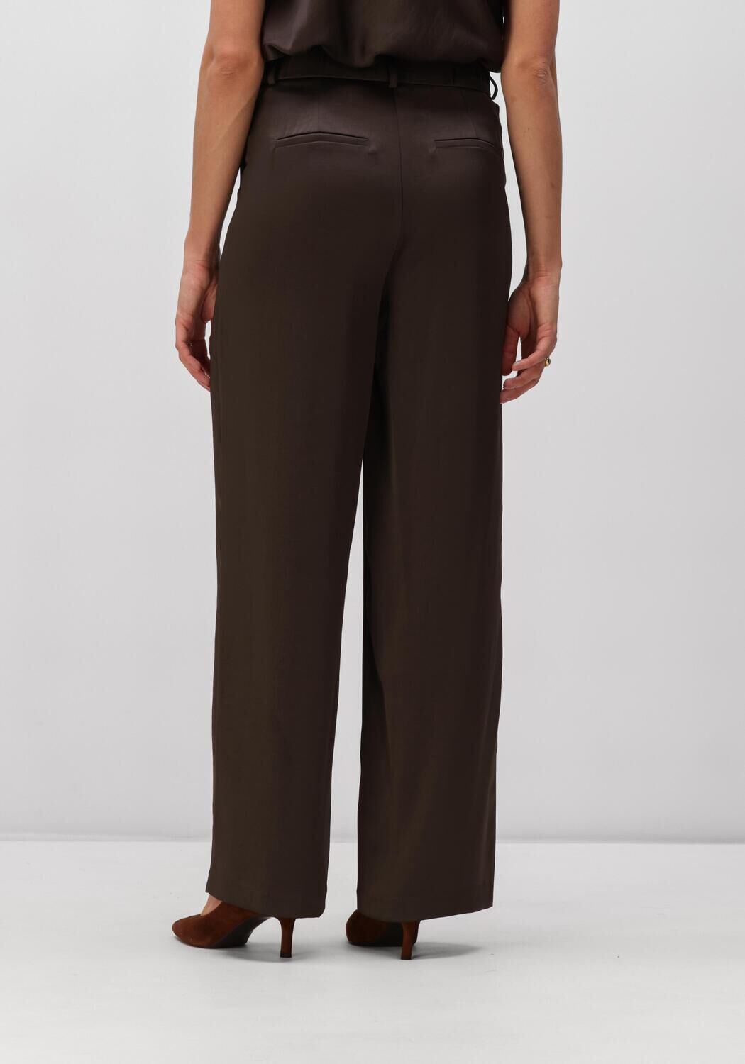 NOTRE-V Pantalon large NV-HELLA en marron - large