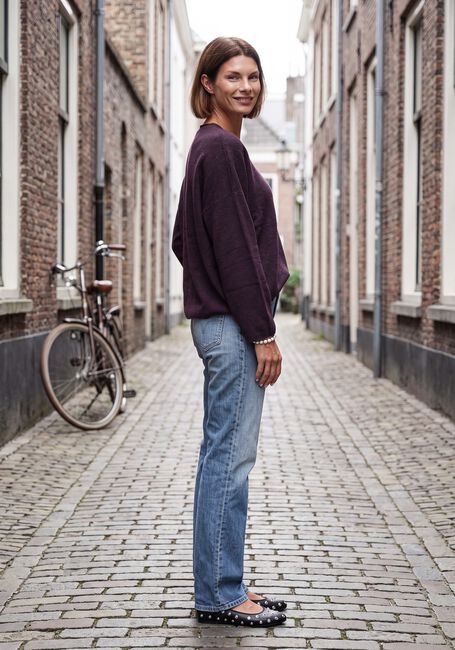 Lichtblauwe CAMBIO Straight leg jeans GINI LONG STUDIO87 - large