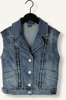 Blauwe INDIAN BLUE JEANS Gilet DENIM GILET EMBROIDERY Blauwe INDIAN BLUE JEANS Gilet DENIM GILET EMBROIDERY - medium