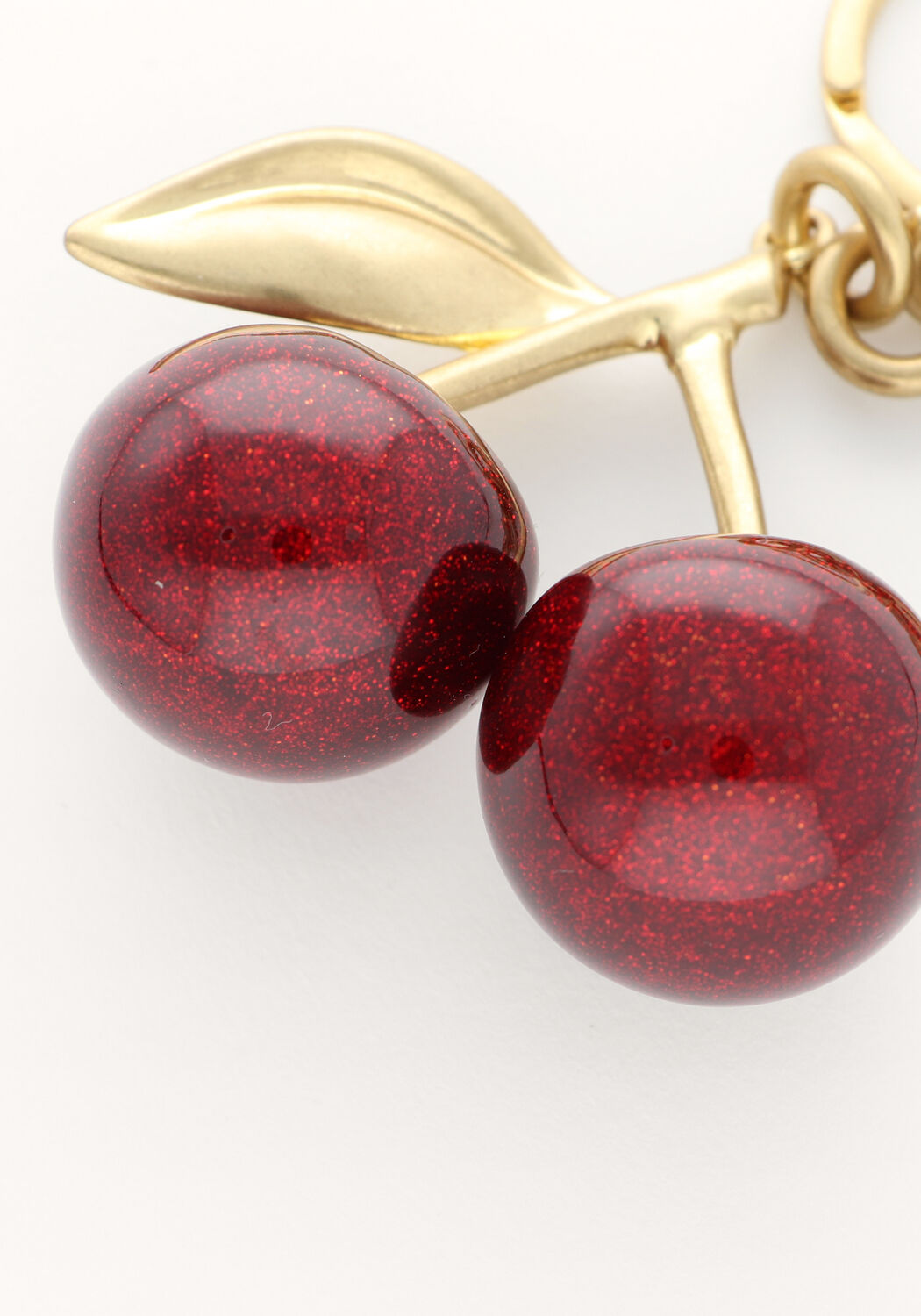 COACH BAG CHARM RESIN CHERRY - large