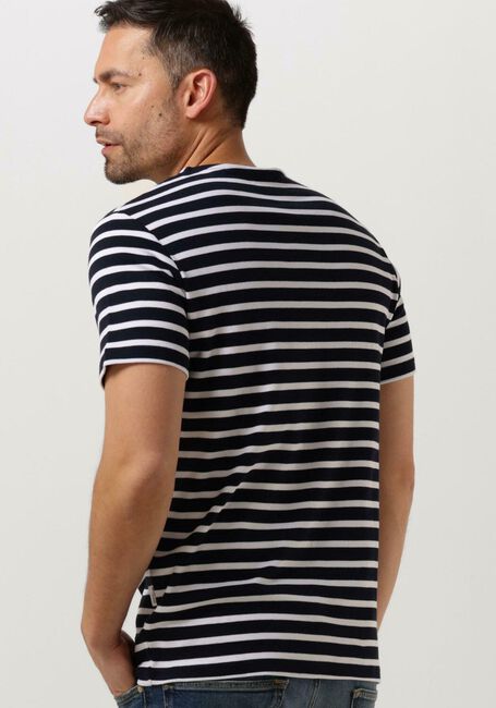 SELECTED HOMME T-shirt SLHBRIAC STRIPE SS O-NECK TEE en bleu - large