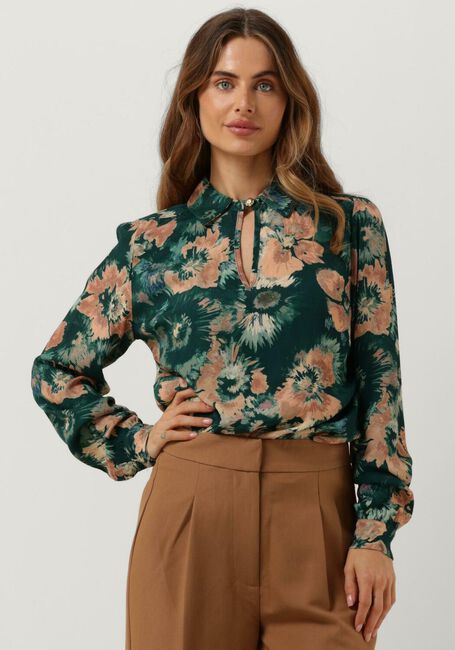 JANSEN AMSTERDAM Blouse YADE en vert - large