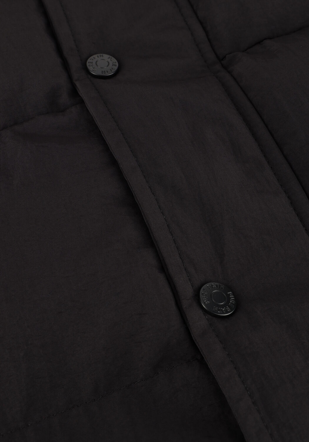 Zwarte PURE PATH Gewatteerde jas REGULAR FIT JACKETS PADDED404 - large