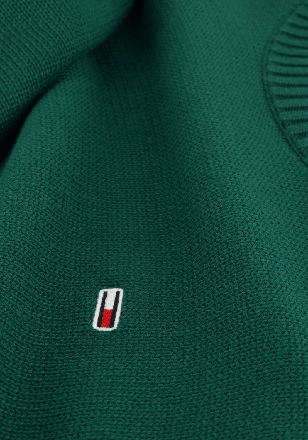 TOMMY JEANS Pull TJM ESSENTIAL CREW NECK SWEATER Vert fonc&eacute; - large