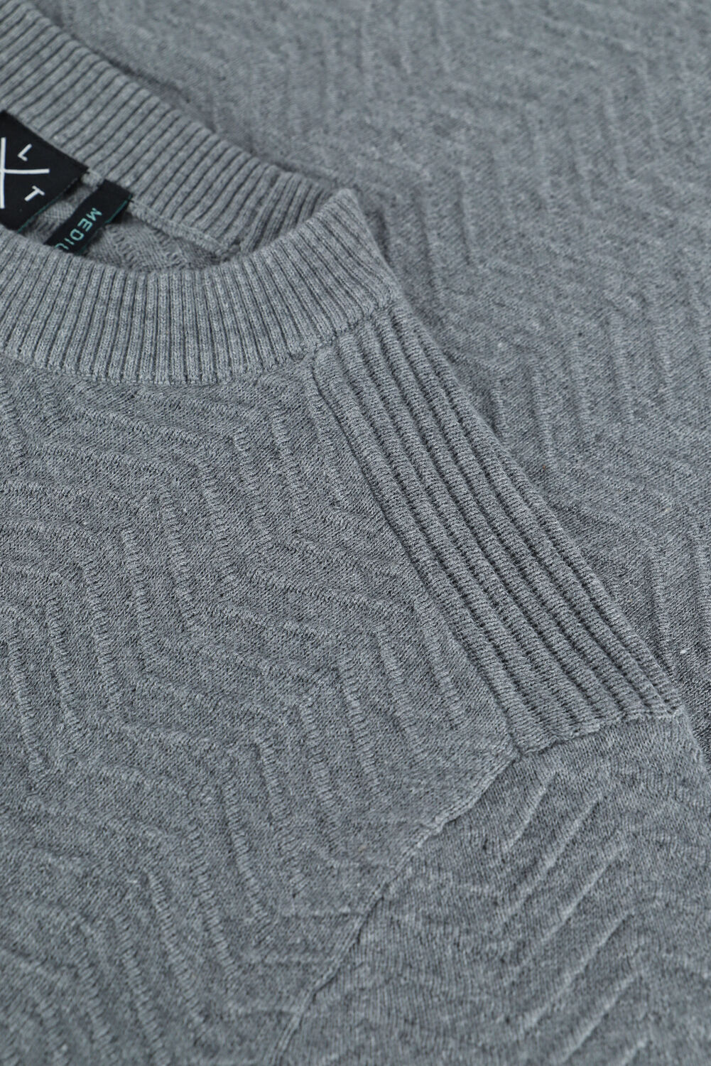 Grijze KULTIVATE Trui KN RYAN - large
