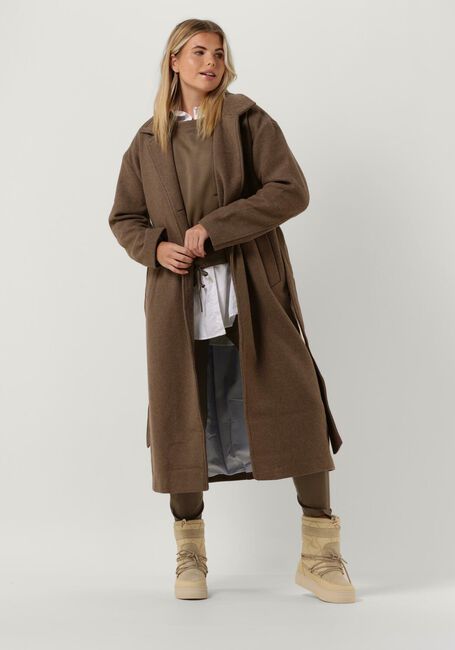 MSCH COPENHAGEN Manteau KEOLA SECILIA WOOL JACKET en marron - large