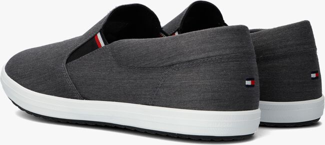 TOMMY HILFIGER ESSENTIAL SLIP ON CHAMBRAY VULC Chaussures à enfiler en gris - large