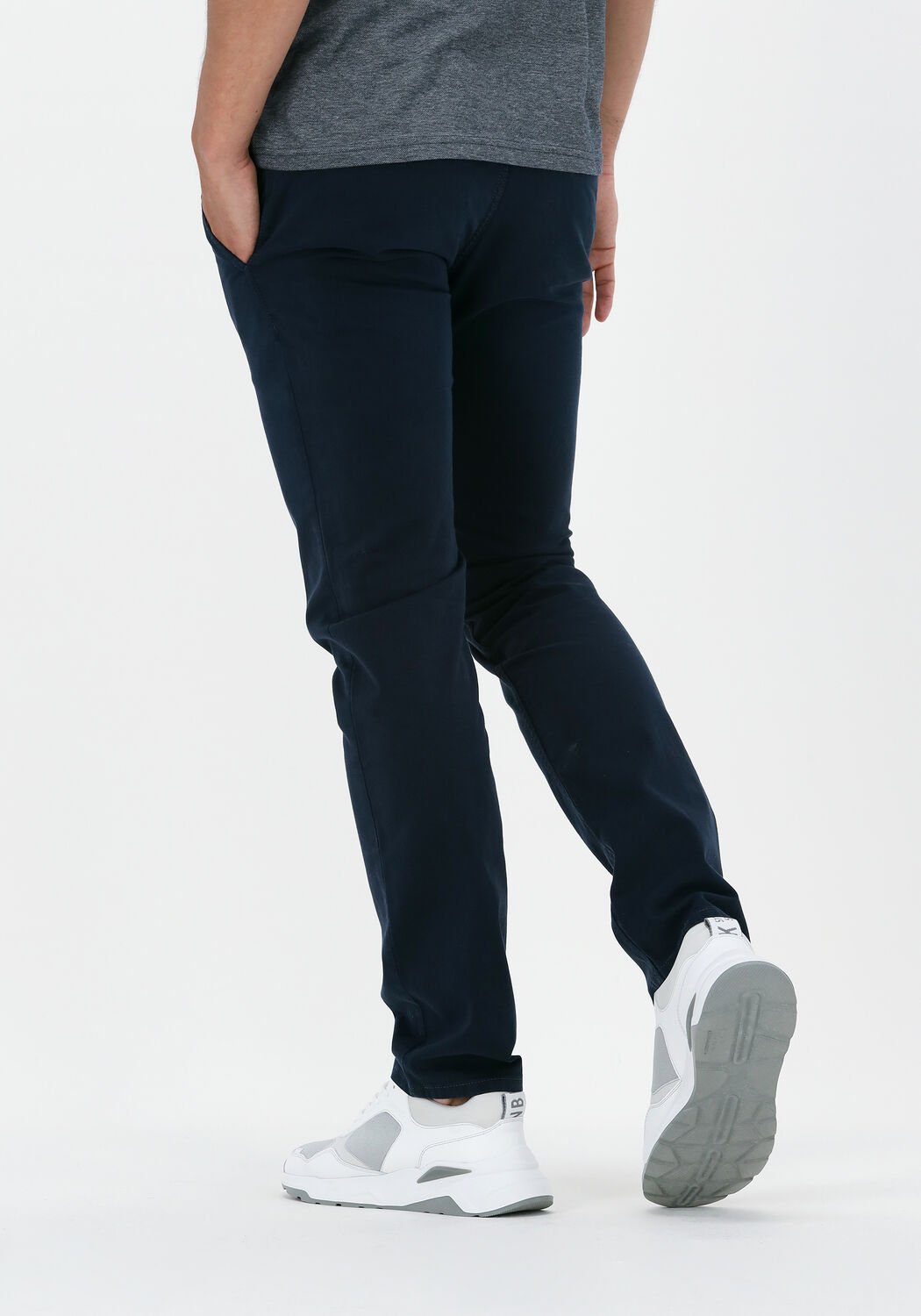 Donkerblauwe BOSS ORANGE Chino SCHINO SLIM D Omoda
