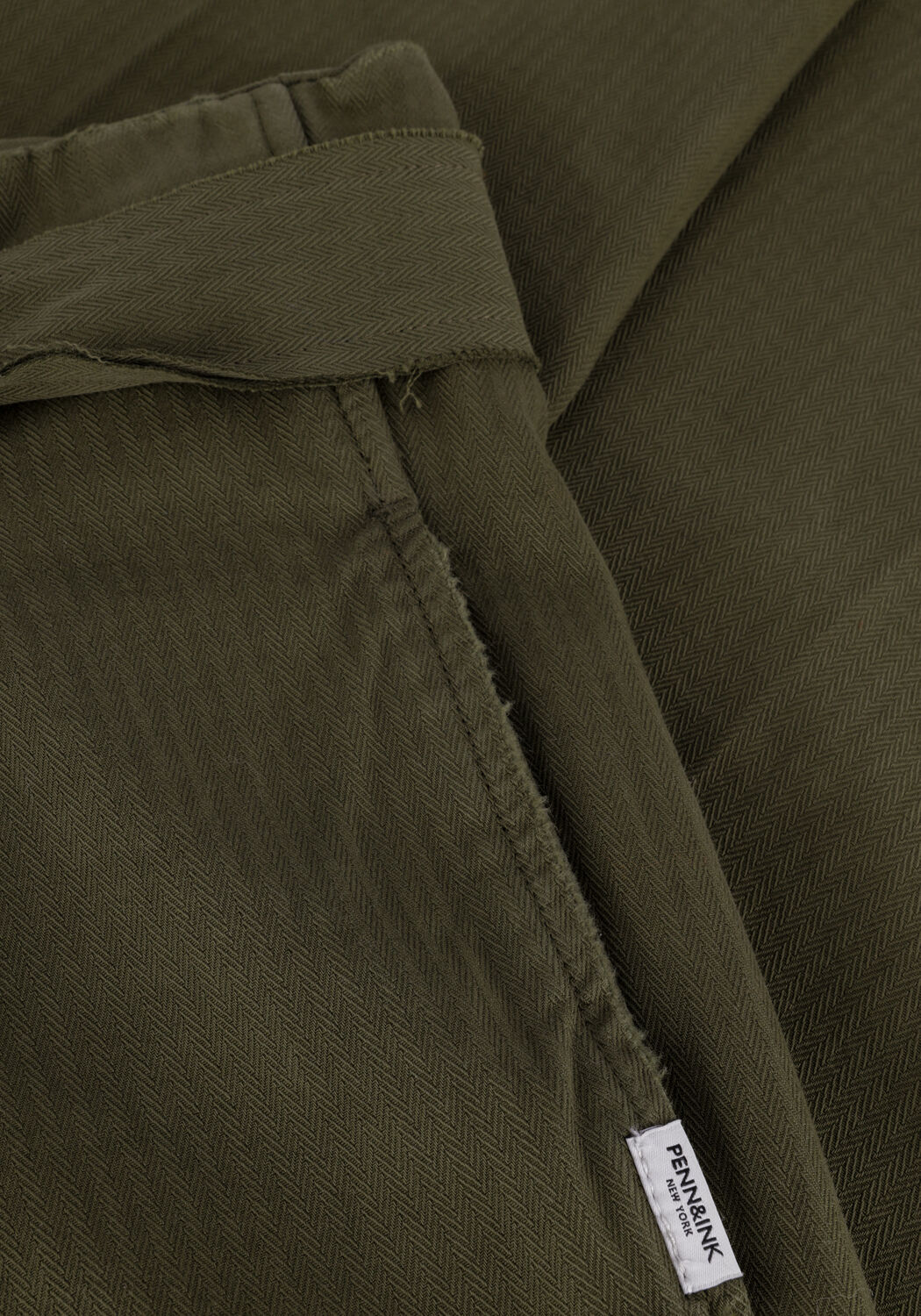 Khaki PENN & INK Pantalon TROUSERS W22W498 - large