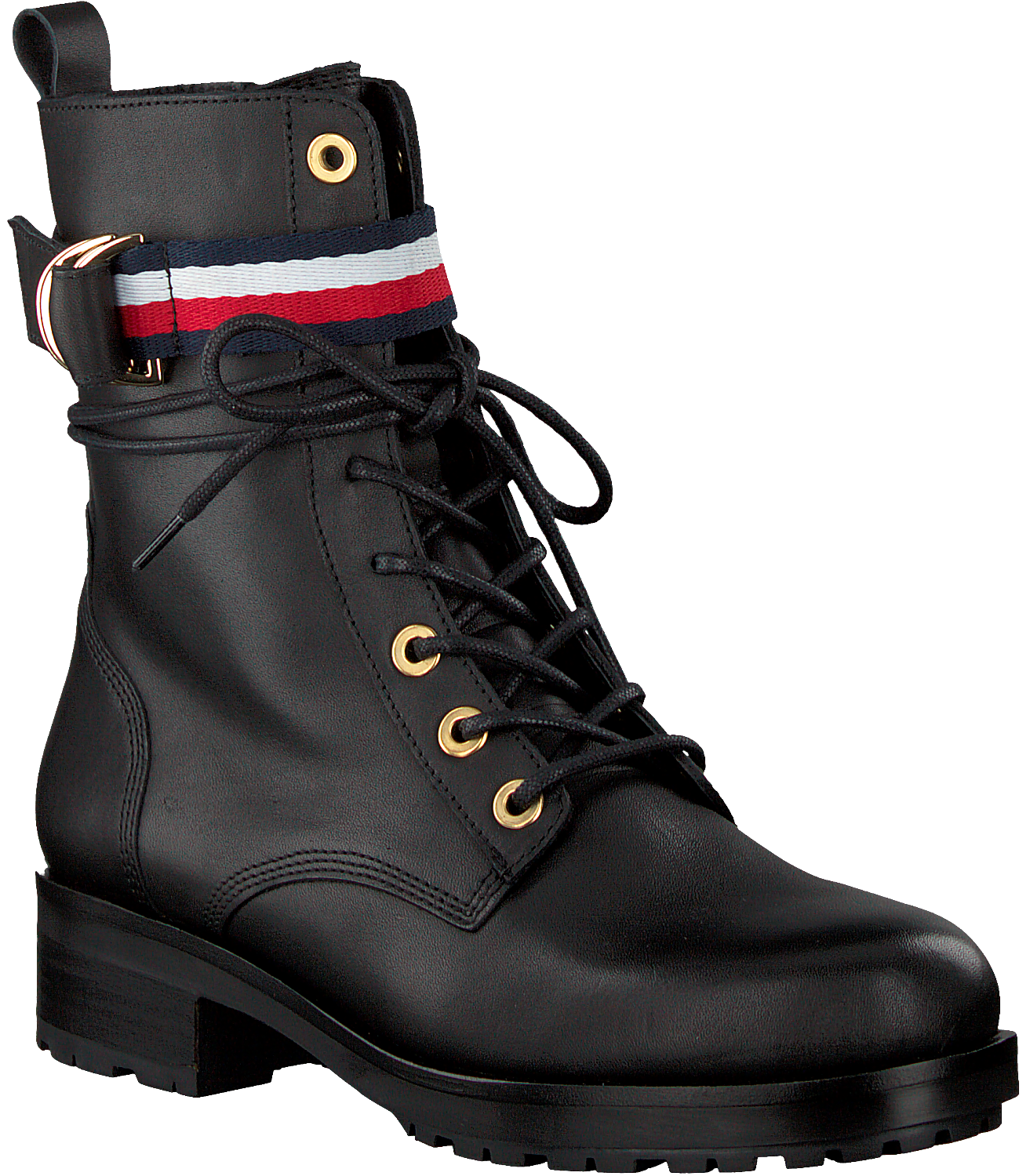 Tommy hilfiger corporate ribbon biker boots clearance