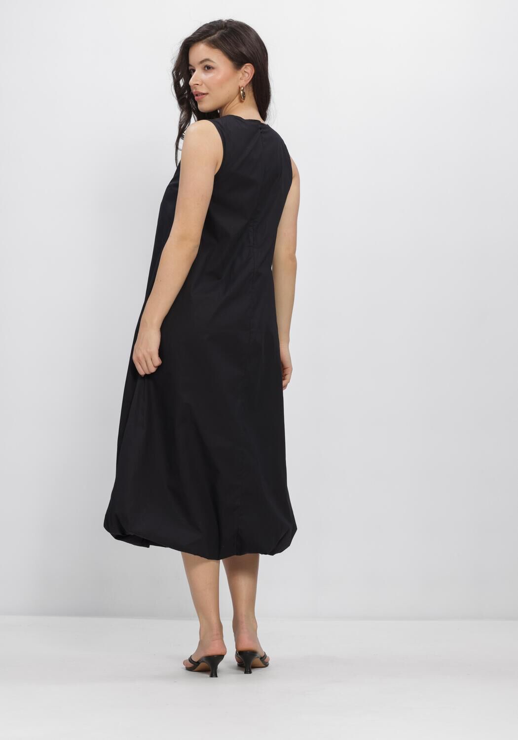 Zwarte EDITED Mini jurk FLORA DRESS - large