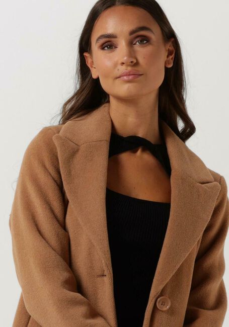 NOTRE-V Manteau WOL COAT LONG en camel - large