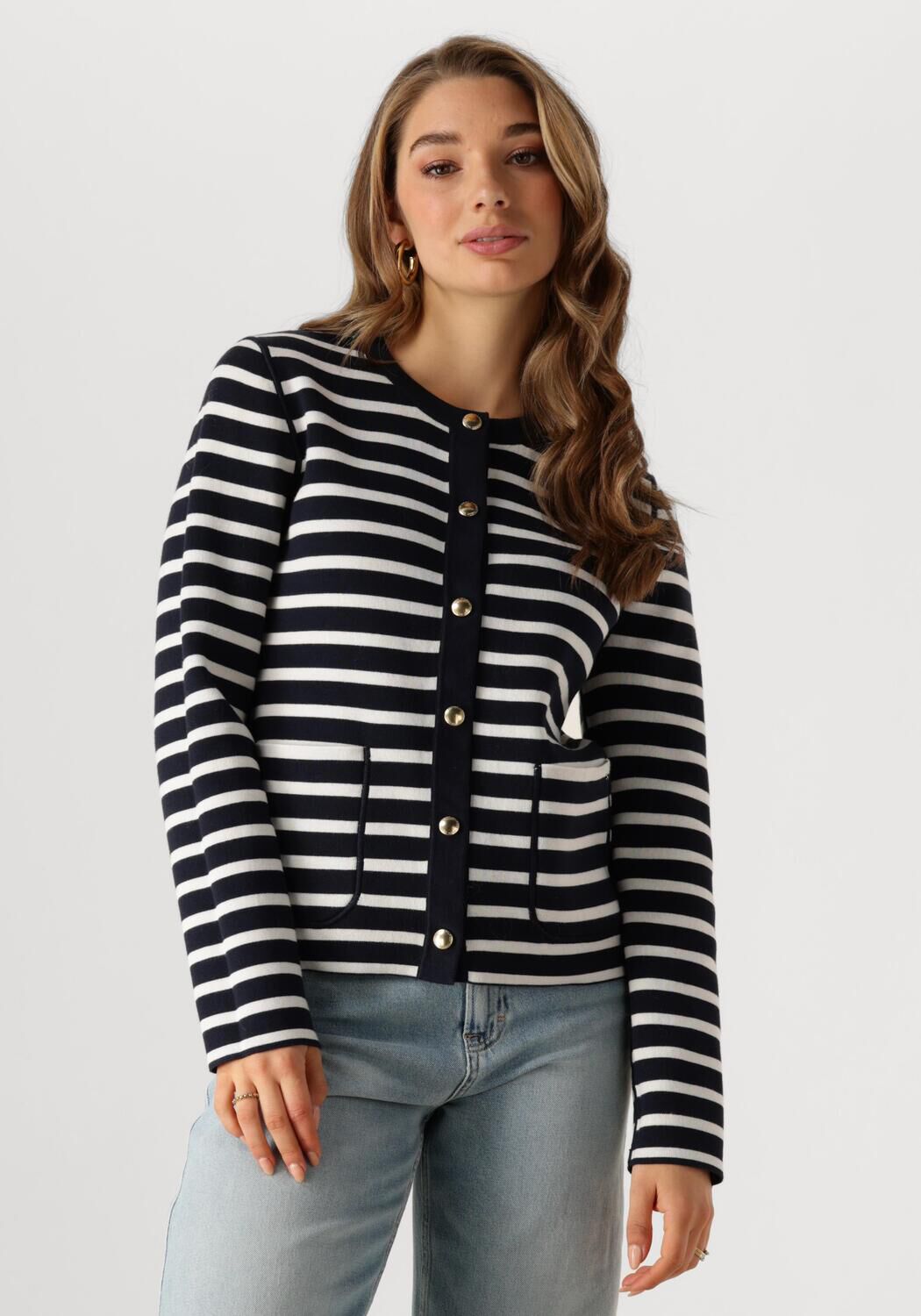 TOMMY HILFIGER Gilet CO JERSEY STCH REVERSIBLE CARDI en bleu - large