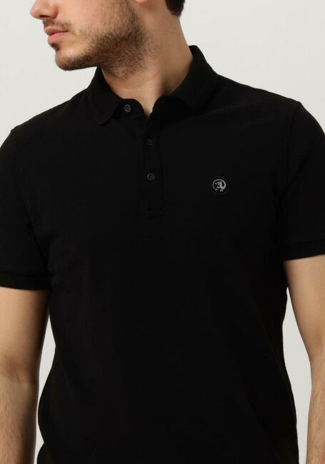 Zwarte CAST IRON Polo SHORT SLEEVE POLO ORGANIC COTTON PIQUE ESSENTIAL - large
