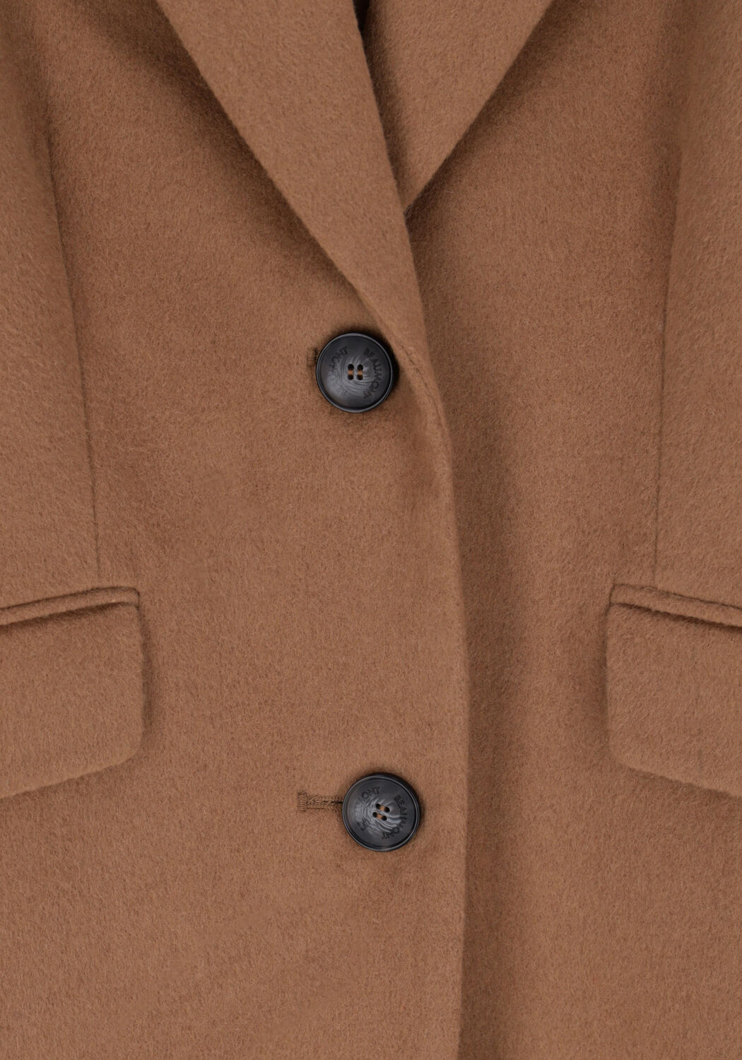 BEAUMONT Manteau LONG BLAZER COAT en camel - large
