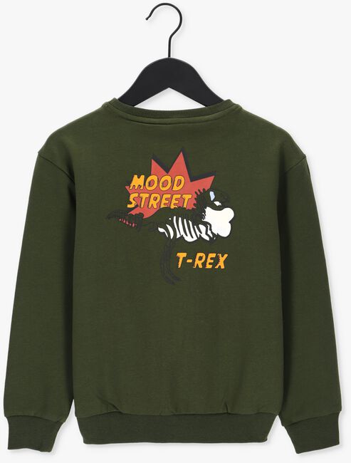 Donkergroene MOODSTREET Sweater M209-6382 - large