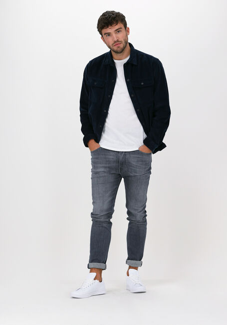 Blauwe SELECTED MEN Overshirt SLHLOOSEDECKER OVERSHIRT LS CO - large