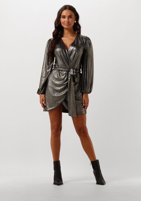 JOSH V Mini robe ISABEAU GLITTER en noir - large