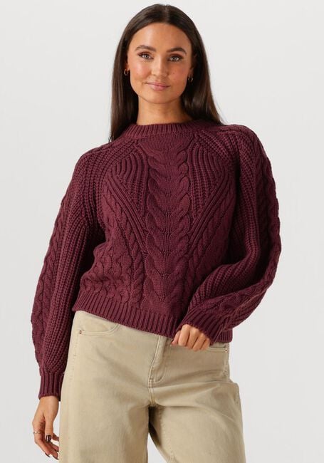 Y.A.S. Pull YASNANSA LS KNIT PULLOVER S. Bordeaux - large