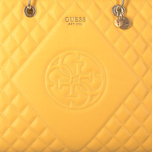 GUESS Sac à main SWEET CANDY LARGE CARRY ALL en or  - large