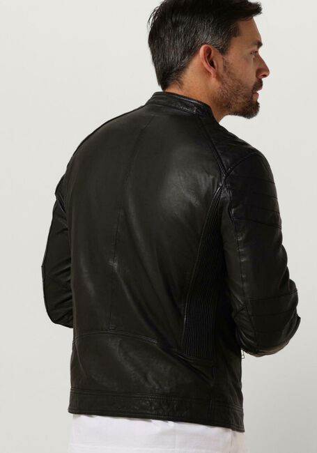 Zwarte GOOSECRAFT Leren jas GC JACKET965 - large