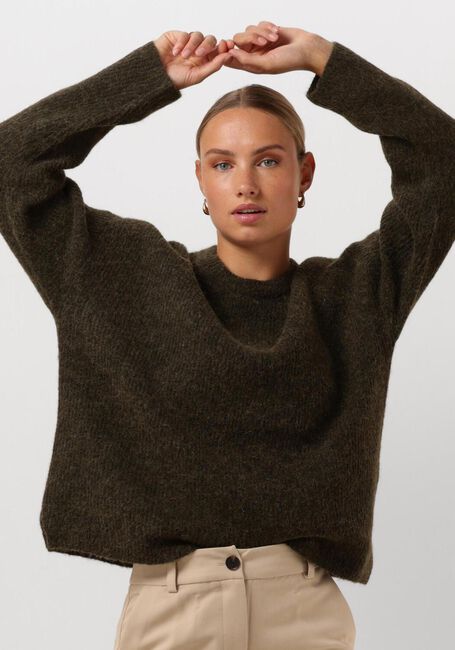 GESTUZ Pull ALPHAGZ ROUNDNECK NOOS Olive - large