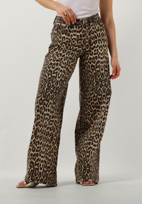 CO'COUTURE Straight leg jeans LEO DENIM PANEL PANT en marron - large