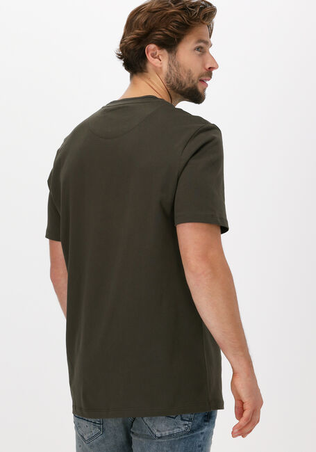 LYLE & SCOTT T-shirt TIPPED T-SHIRT en vert - large