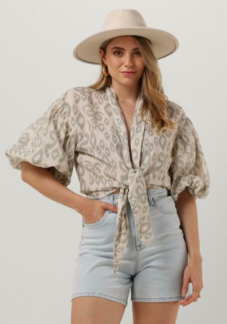 Groene MR MOOD  MRS MABE TOP PRINTED - large