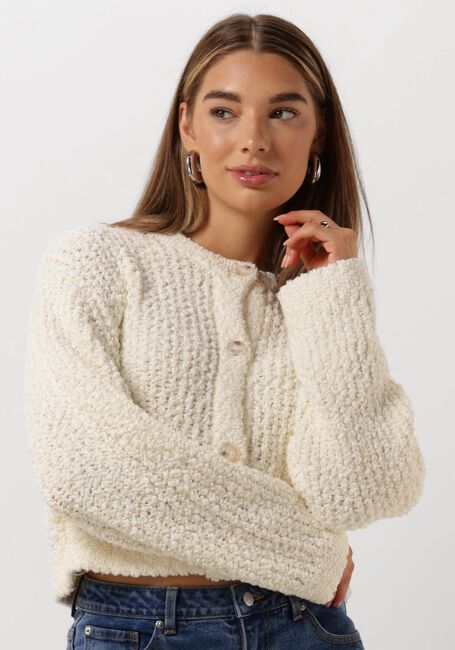 EDITED Gilet IDA CARDIGAN en blanc - large