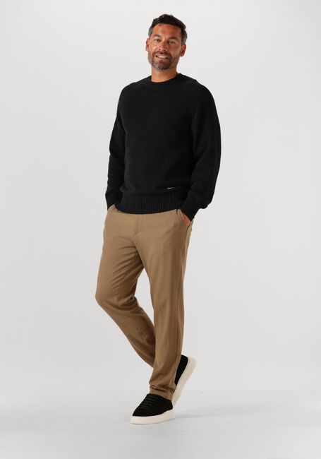 LES DEUX Pull BRAD ROUNDNECK KNIT en noir - large