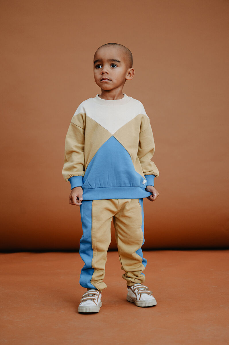 Oker Sproet & Sprout Trui SWEATSHIRT COLOURBLOCK BOYS - large
