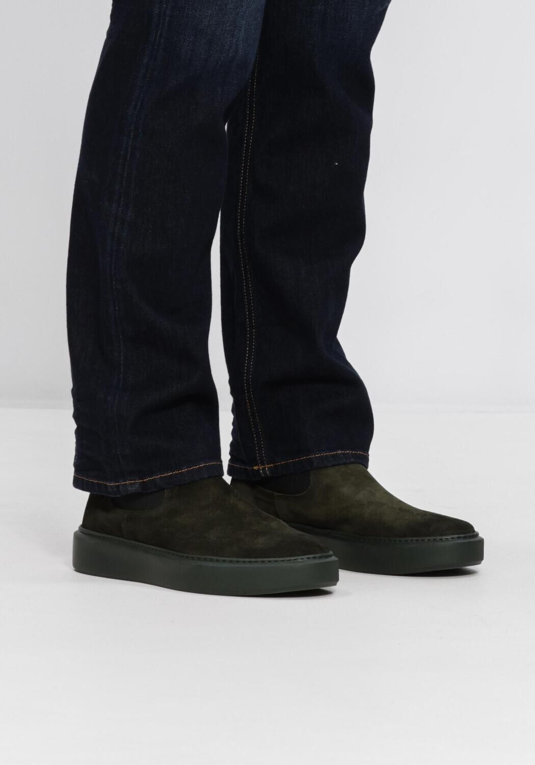 GIORGIO Bottines chelsea 81318 en vert - large