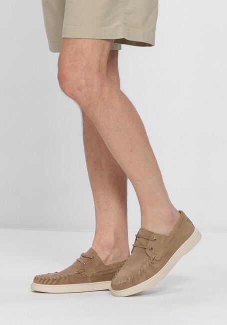 MACE LIAM-38 Chaussures &agrave; enfiler en taupe - large