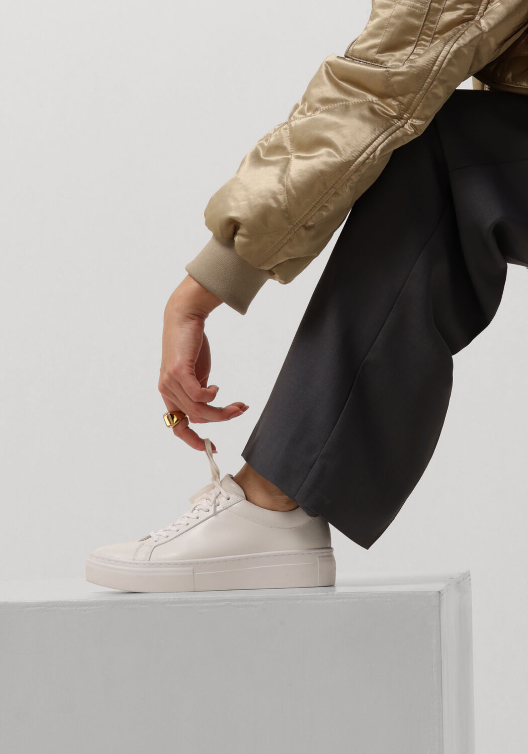 Witte VAGABOND SHOEMAKERS Sneakers ZOE PLATFORM - large